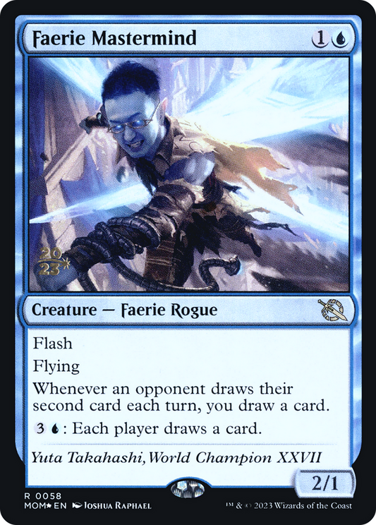 Faerie Mastermind (0058) (Prerelease) - Foil