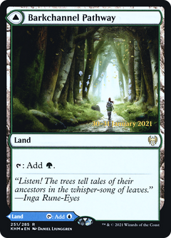 Barkchannel Pathway // Tidechannel Pathway (251) (Prerelease) (PKHM) - Foil