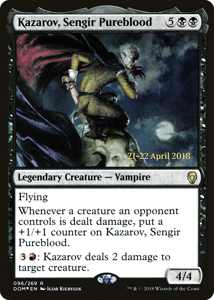 Kazarov, Sengir Pureblood (096) (Prerelease) - Foil