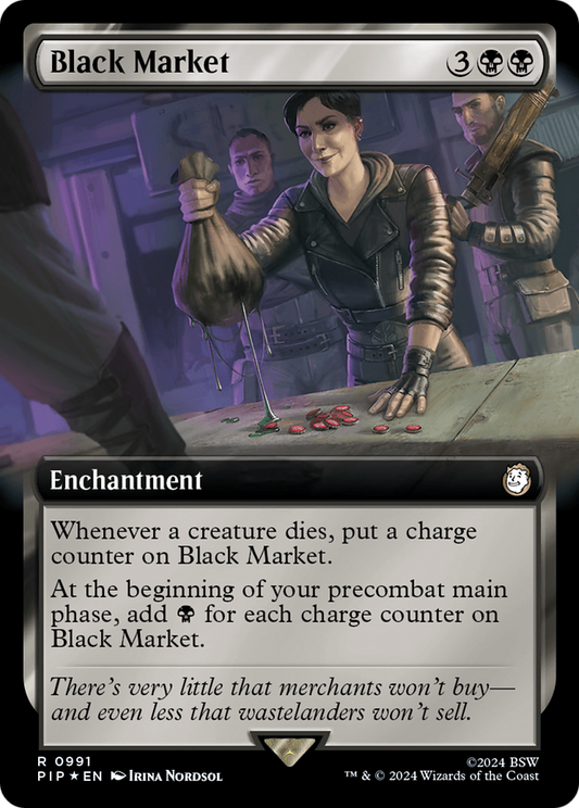 Black Market (0991) (Extended Art) - Surge Foil