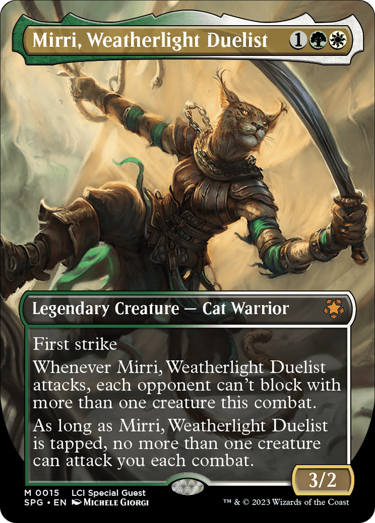 Mirri, Weatherlight Duelist (0015) (Borderless) - Foil