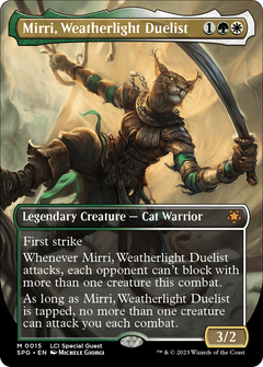 Mirri, Weatherlight Duelist (0015) (Borderless) - Foil
