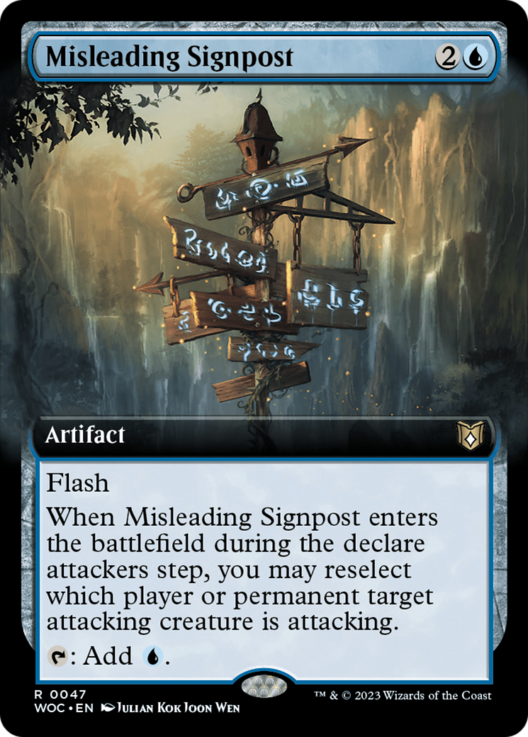 Misleading Signpost (0047) (Extended Art)