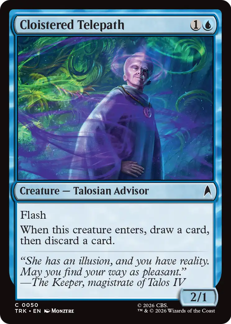 Cloistered Telepath (TRK)