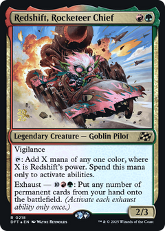 Redshift, Rocketeer Chief (0218) (Prerelease) - Foil