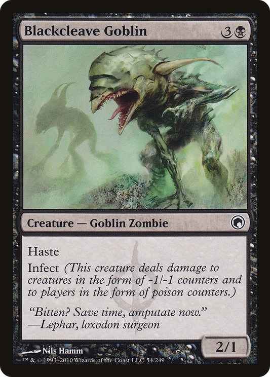 Blackcleave Goblin - Foil