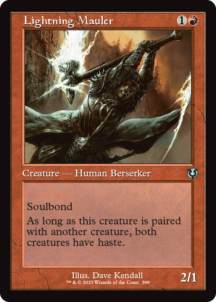 Lightning Mauler (0399) (Retro Frame) - Foil