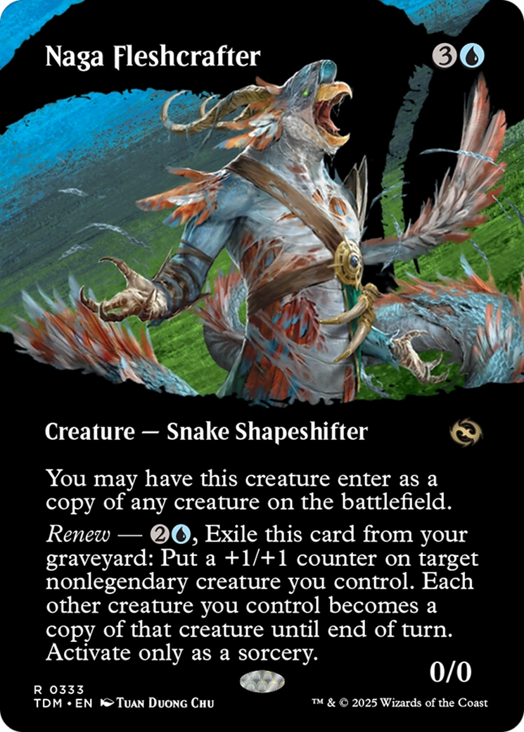 Naga Fleshcrafter (0333) (Borderless) - Foil