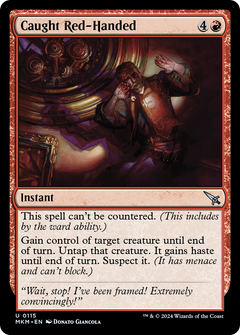 Caught Red-Handed - Foil