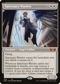 Sanctuary Warden (343) (Showcase) - Foil