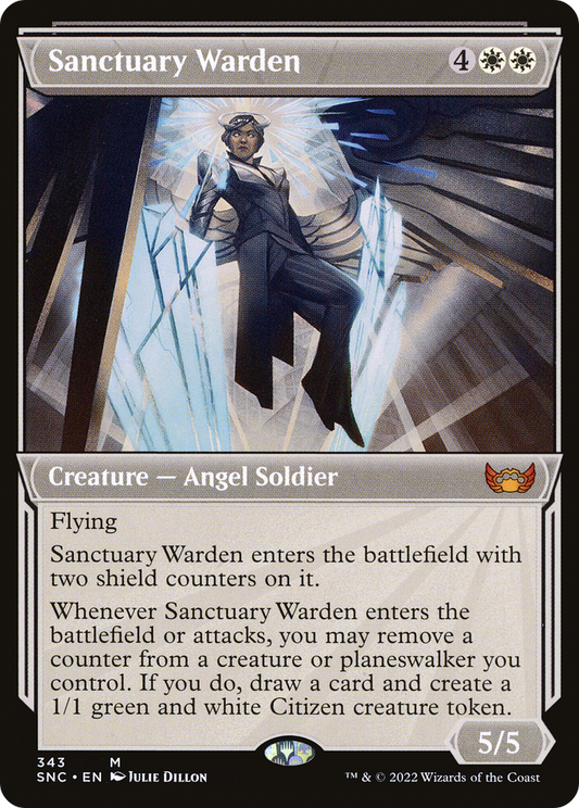 Sanctuary Warden (343) (Showcase) - Foil