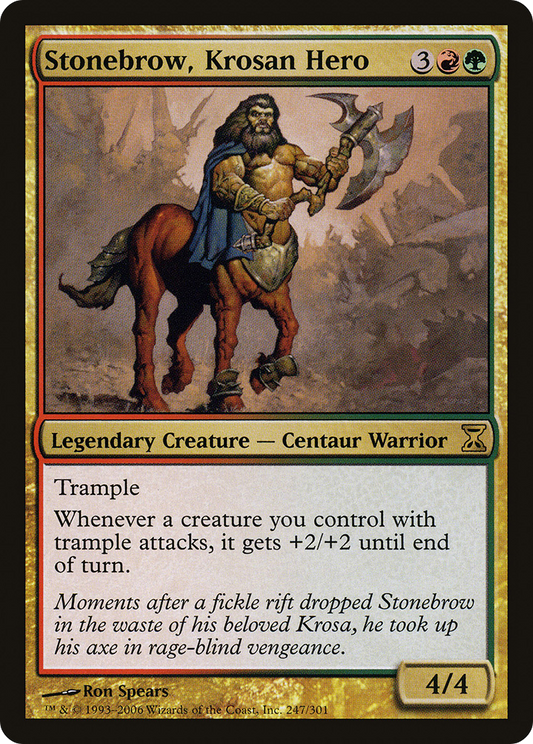 Stonebrow, Krosan Hero - Foil