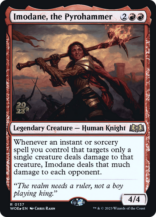 Imodane, the Pyrohammer (0137) (Prerelease) - Foil