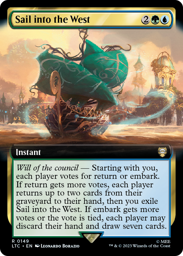 Sail into the West (0149) (Extended Art)
