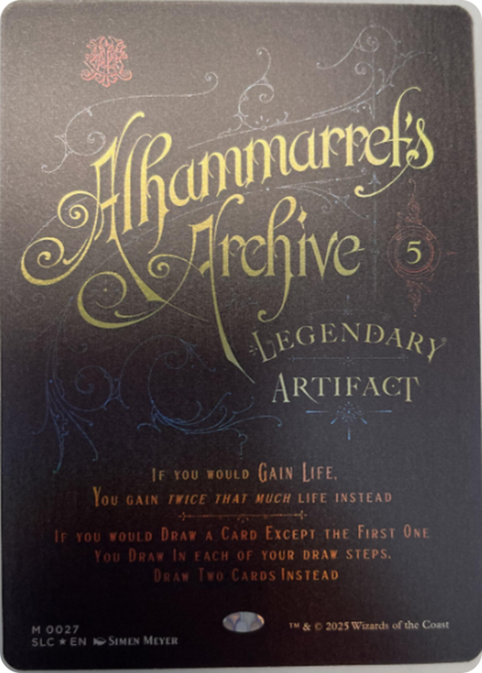 Alhammarret's Archive (0027) (Showcase) - Foil slc