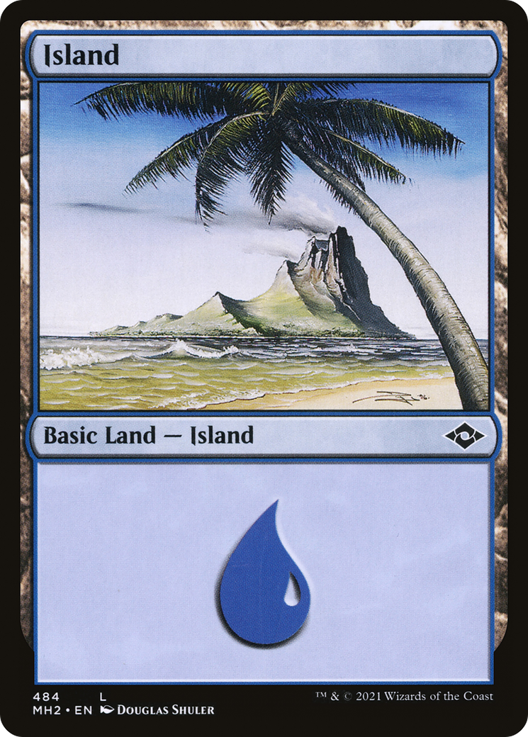 Island (484) - Foil Etched