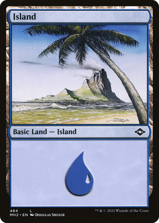 Island (484) - Foil Etched
