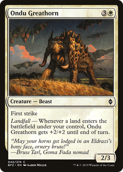 Ondu Greathorn - Foil