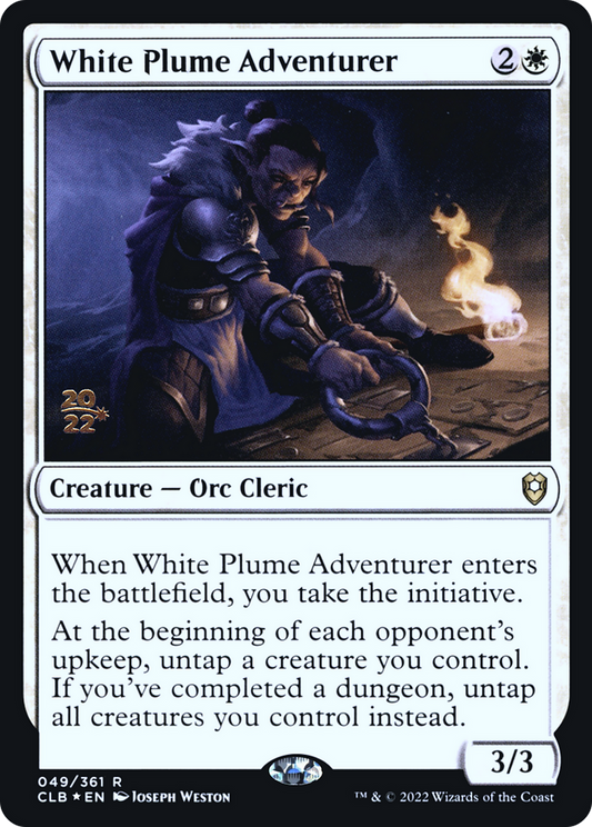 White Plume Adventurer (049) (Prerelease) - Foil