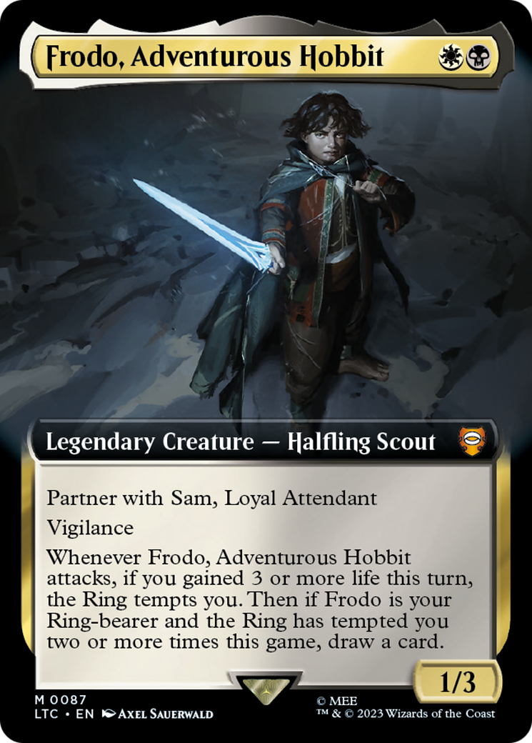 Frodo, Adventurous Hobbit (0087) (Extended Art) - Foil