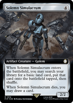 Solemn Simulacrum (1014) (Extended Art) - Surge Foil