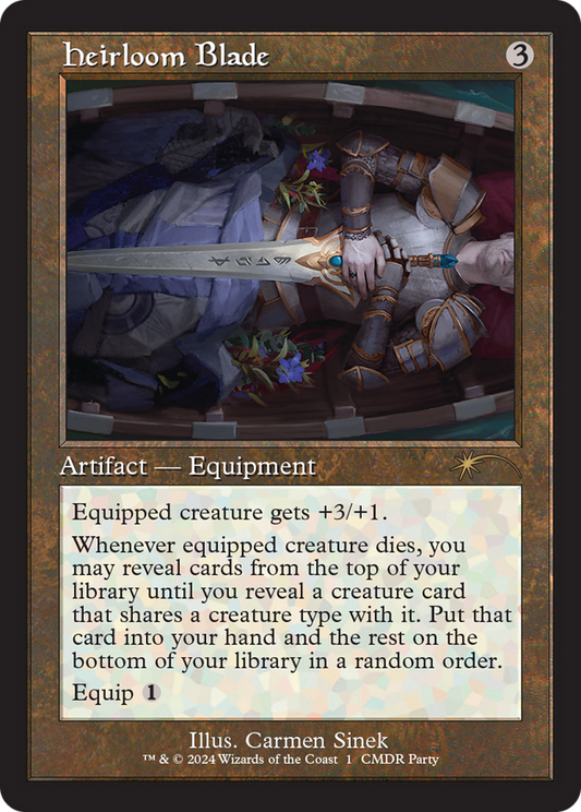 Heirloom Blade (Commander Party) (Retro Frame) - Foil