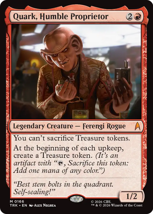 Quark, Humble Proprietor (TRK)