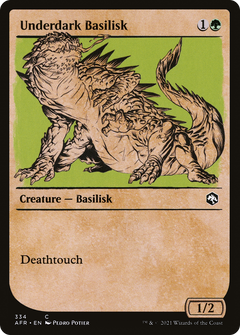 Underdark Basilisk (334) (Showcase) - Foil