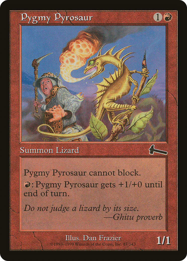 Pygmy Pyrosaur - Foil