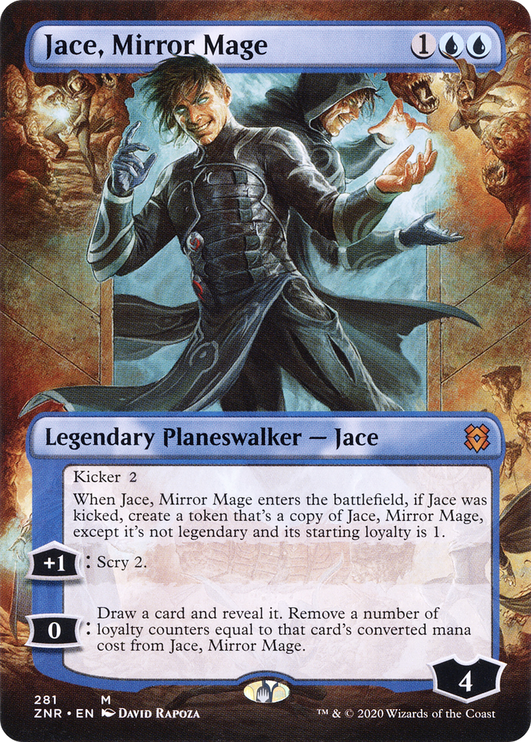 Jace, Mirror Mage (281) (Borderless) - Foil
