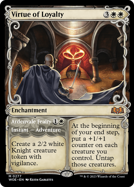 Virtue of Loyalty // Ardenvale Fealty (0277) (Showcase) - Foil