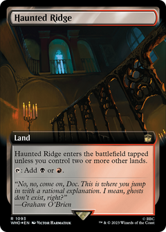 Haunted Ridge (1093) (Extended Art) - Surge Foil