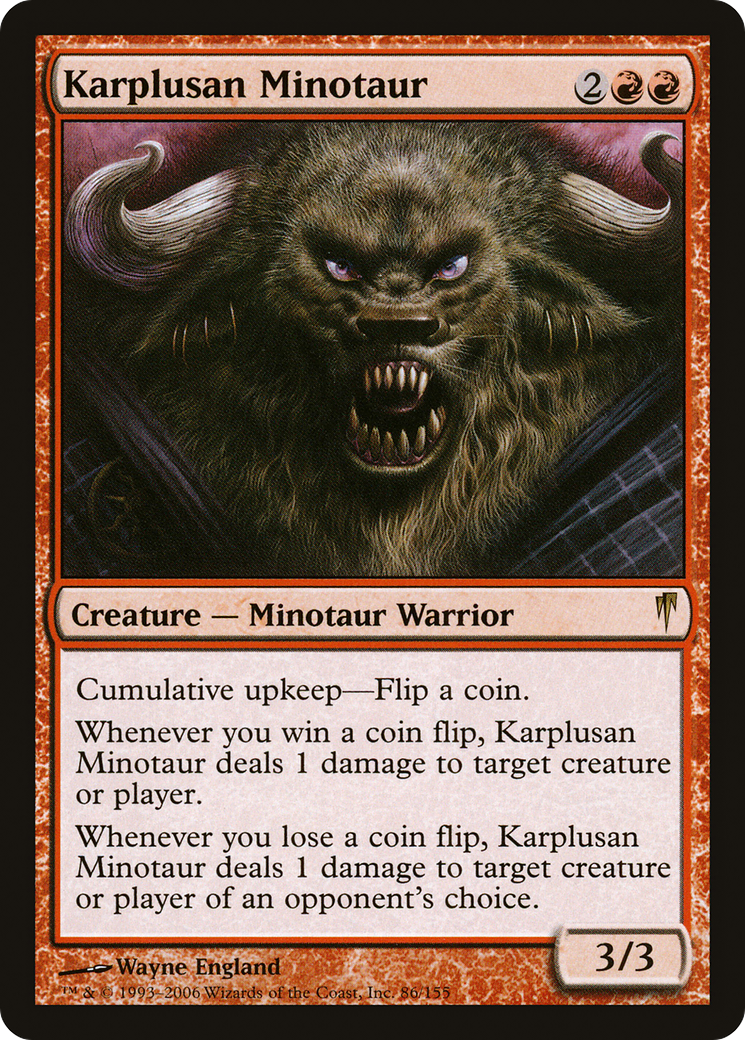 Karplusan Minotaur - Foil