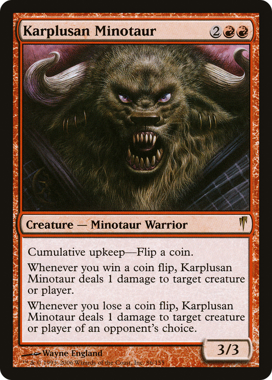 Karplusan Minotaur - Foil