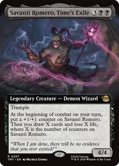 Savanti Romero, Time's Exile (0267) (Borderless) (TMT) - Foil