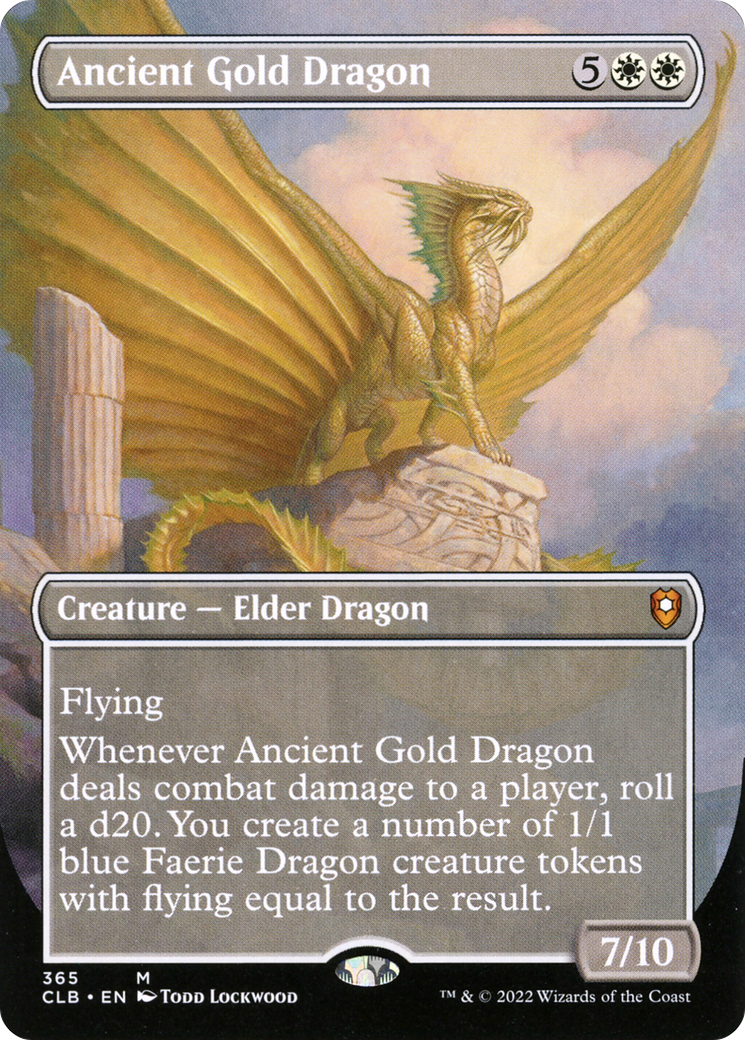 Ancient Gold Dragon (365) (Borderless)