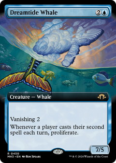 Dreamtide Whale (0450) (Extended Art) - Foil