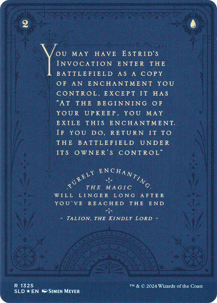Estrid's Invocation (1325) (Showcase) (SLD) - Foil