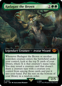 Radagast the Brown (0365) (Extended Art) - Foil