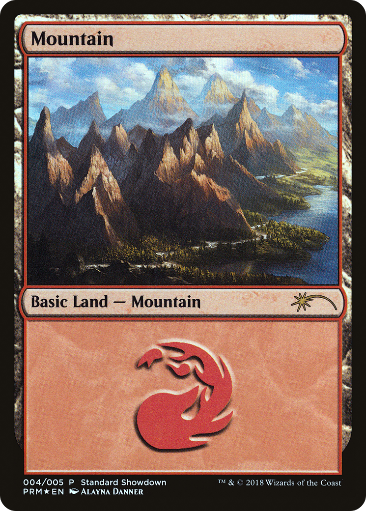 Mountain (004) (2018) (Standard Showdown) - Foil