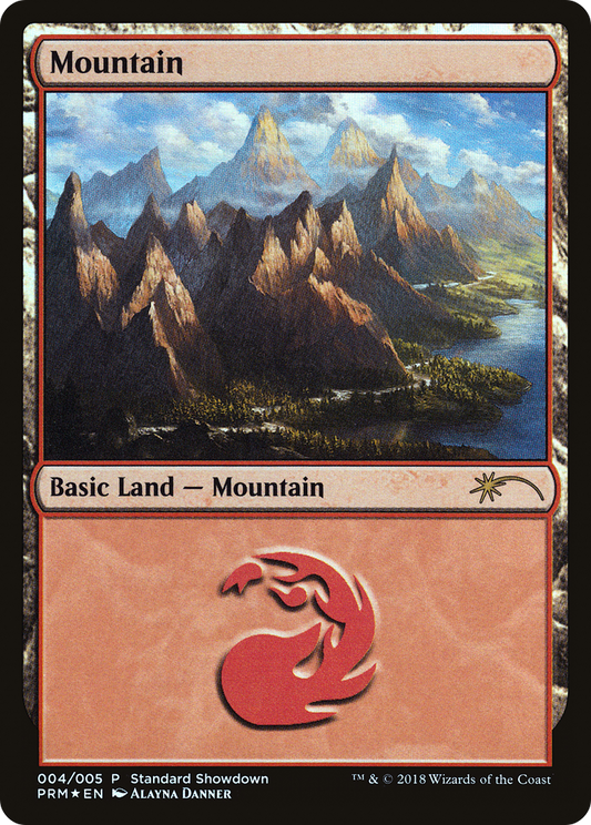 Mountain (004) (2018) (Standard Showdown) - Foil