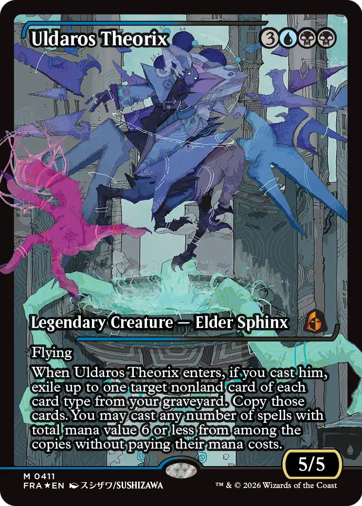 Uldaros Theorix (0411) (Showcase) (FRA) - Facet Foil