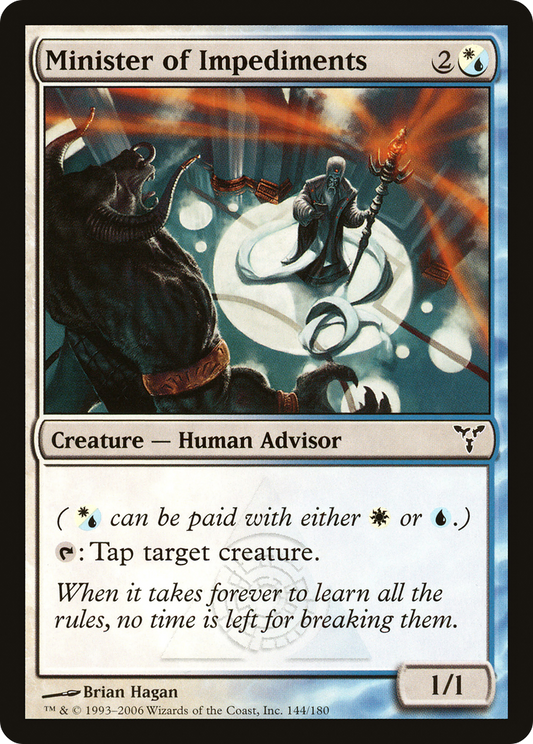 Minister of Impediments - Foil