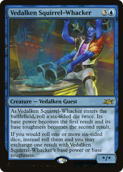 Vedalken Squirrel-Whacker (349) - Galaxy Foil