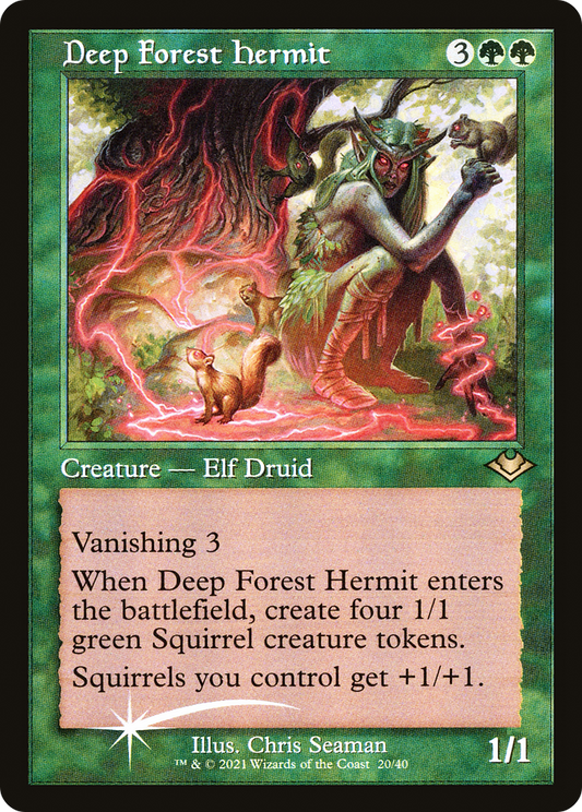 Deep Forest Hermit (020) (Retro Frame) - Foil