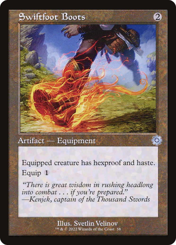 Swiftfoot Boots (058) (Retro Frame) - Foil