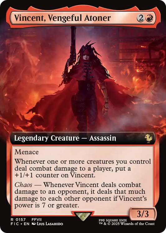 Vincent, Vengeful Atoner (0157) (Extended Art) - Foil
