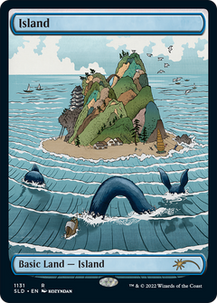 Island (1131) (Textless) - Foil