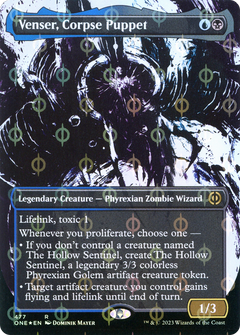 Venser, Corpse Puppet (477) (Borderless) (Showcase) - Compleat Foil