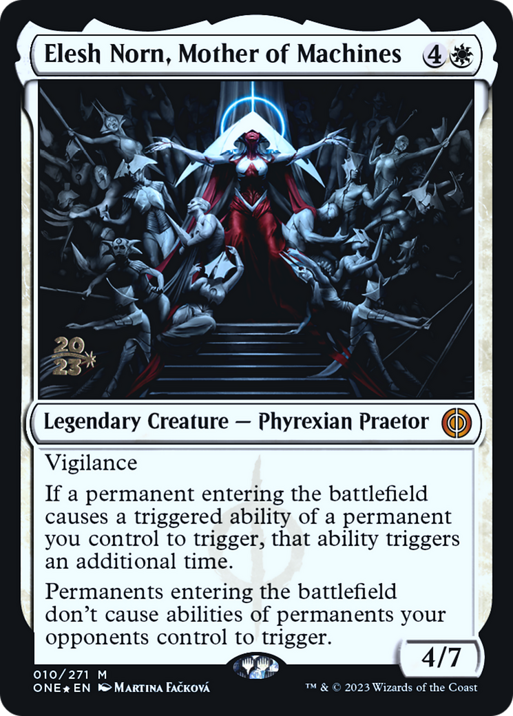 Elesh Norn, Mother of Machines (010) (Prerelease) - Foil